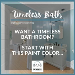 Choose this color for a timeless bathroom