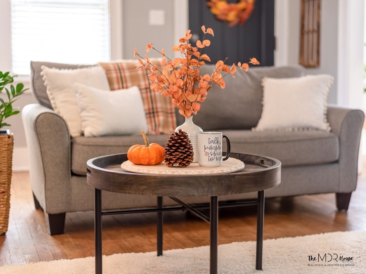 Living Decorated for Fall, ideas from MDR Design Co
